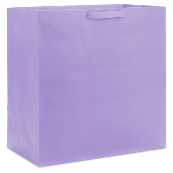 Everyday Solid Gift Bag, Lavender, large image number 1