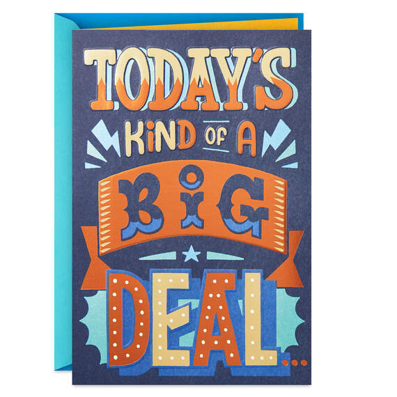 Kind of a Big Deal Birthday Card, , large image number 1
