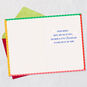 Colorful Letters Christmas Card for Granddaughter Open card with envelope image number 3