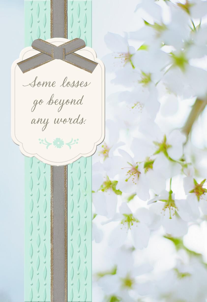 Sending Prayers Religious Sympathy Card For Loss of a Child