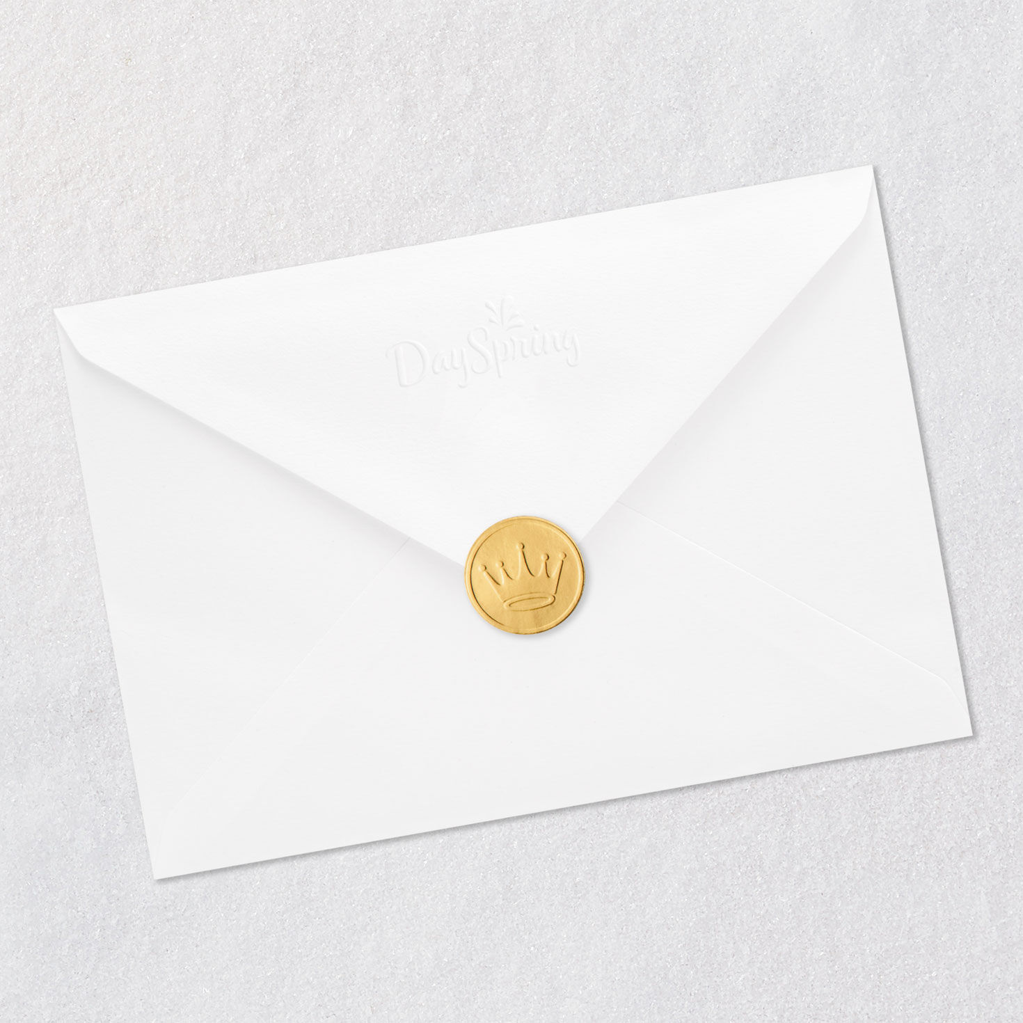 Flowers on Blue Granddaughter Confirmation Card Envelope Back with Seal image number 7