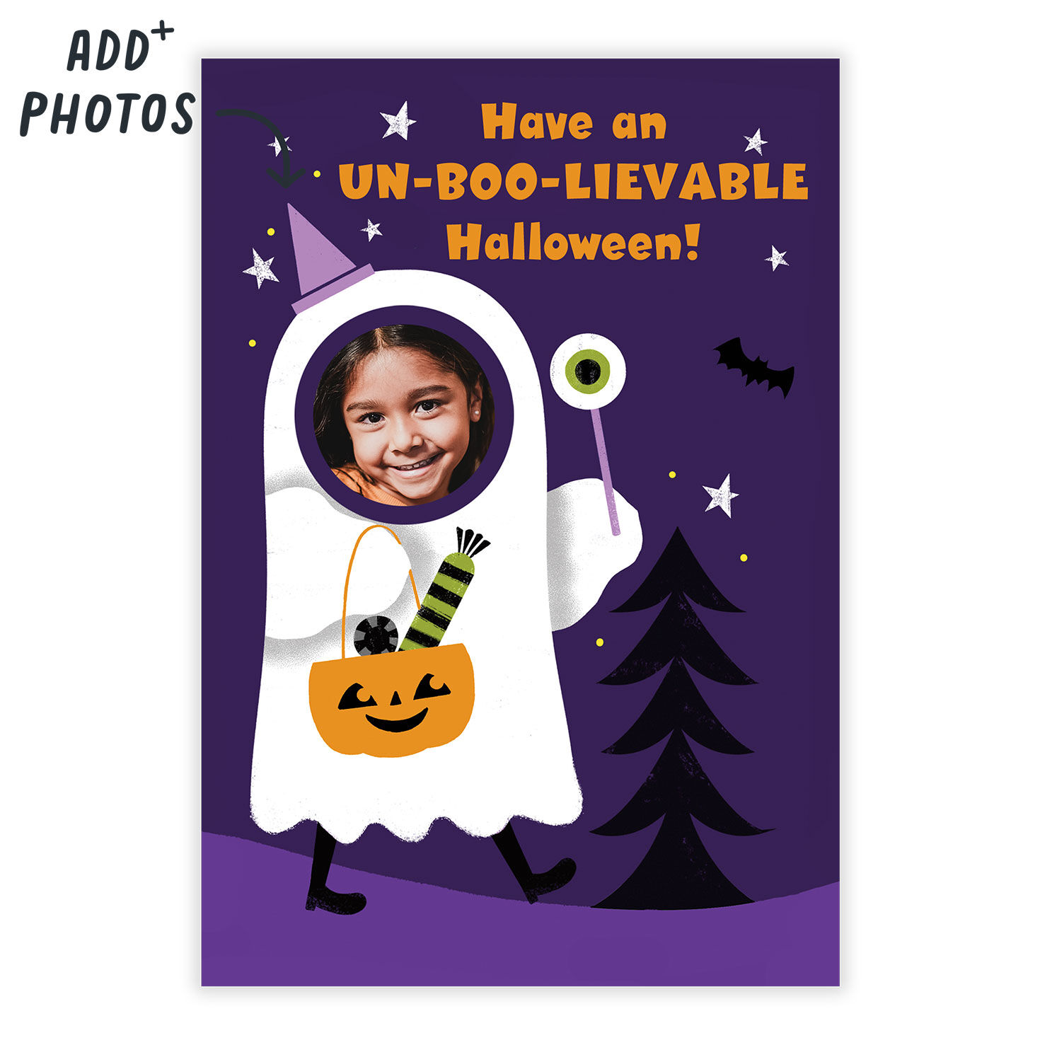 Fun Ghost Photo Hole Halloween eCard, , large image number 2
