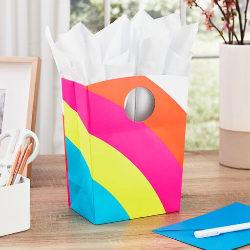 9.6" Mod Rainbow Gift Bag, 