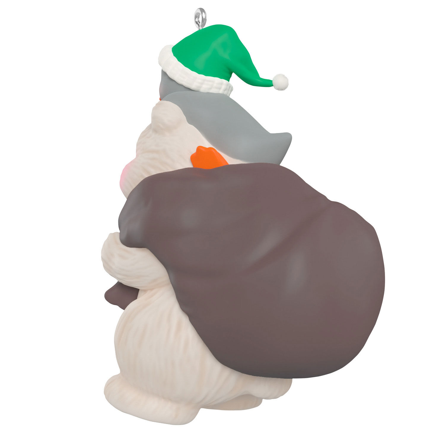 Polar Bear Penguin Keepsake Ornament Back image number 6