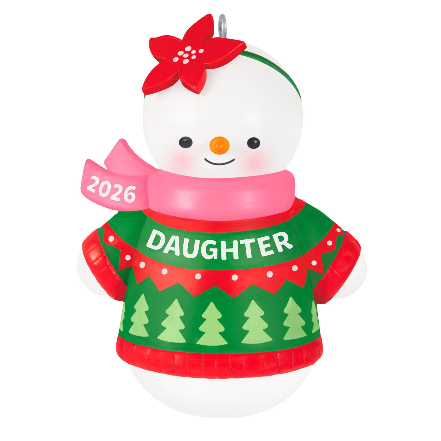 Daughter Snowman 2026 Ornament