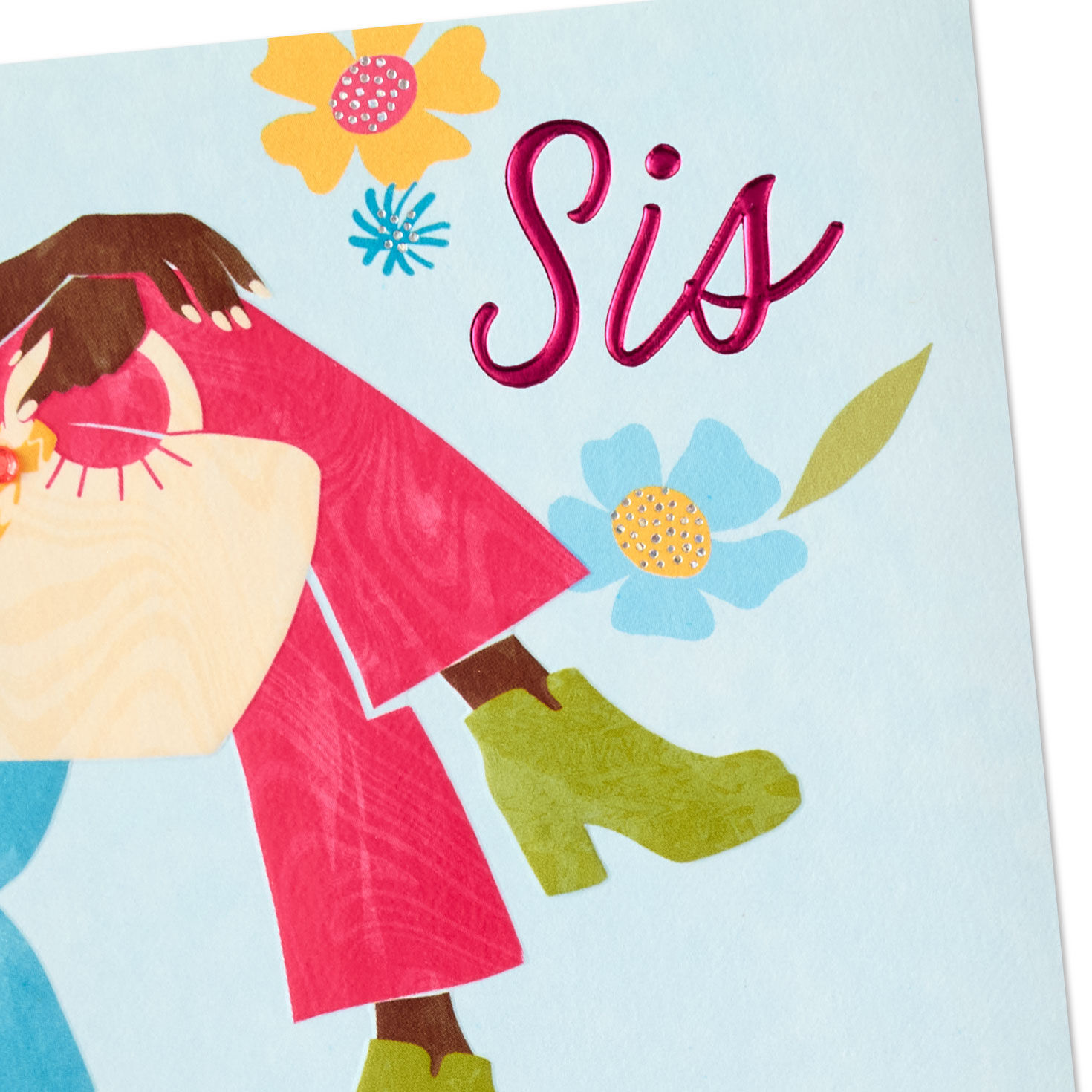 Stylish Black Woman Mother's Day Card for Sister  image number 4