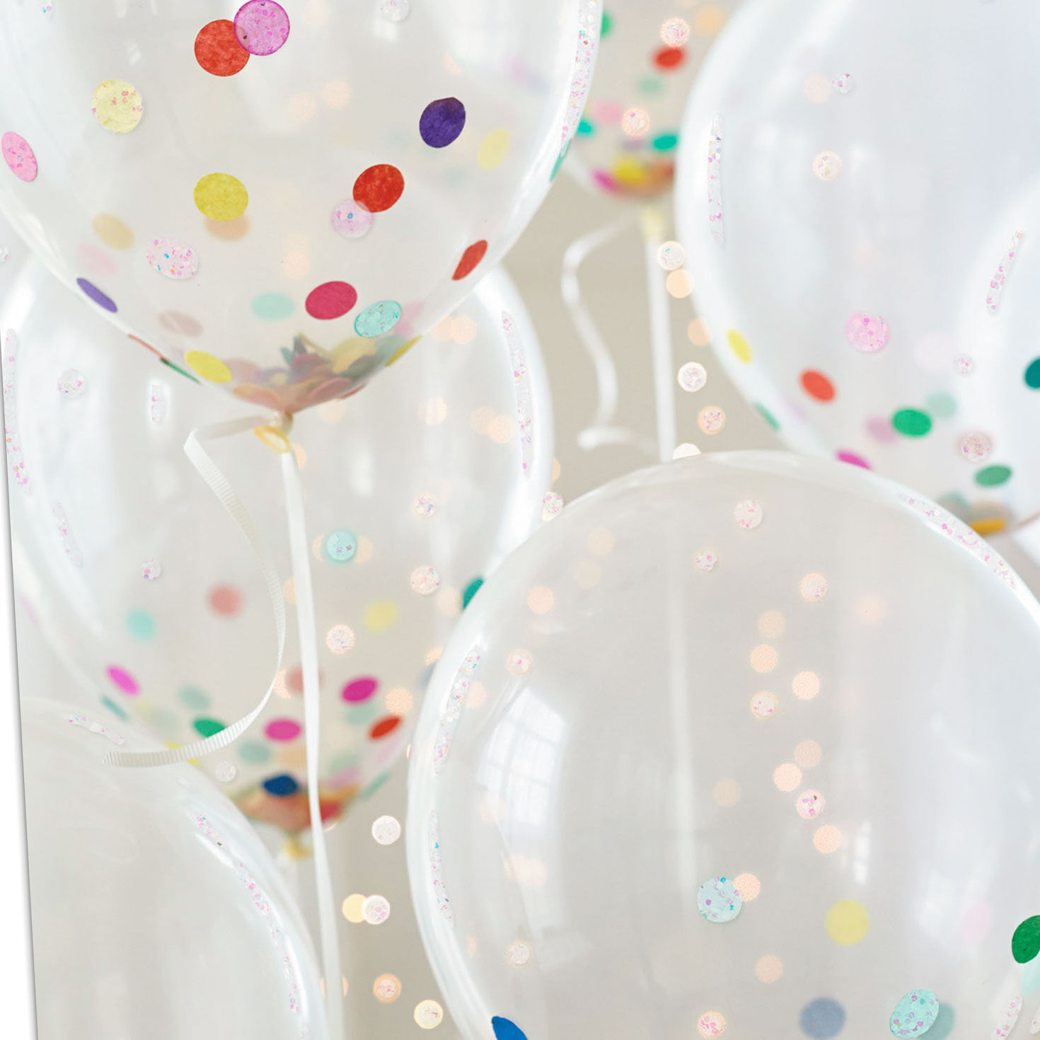 Balloons Filled With Confetti Blank Card for only USD 2.99 | Hallmark