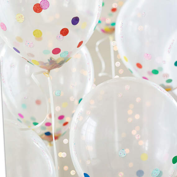 Balloons Filled With Confetti Blank Card, , large image number 3