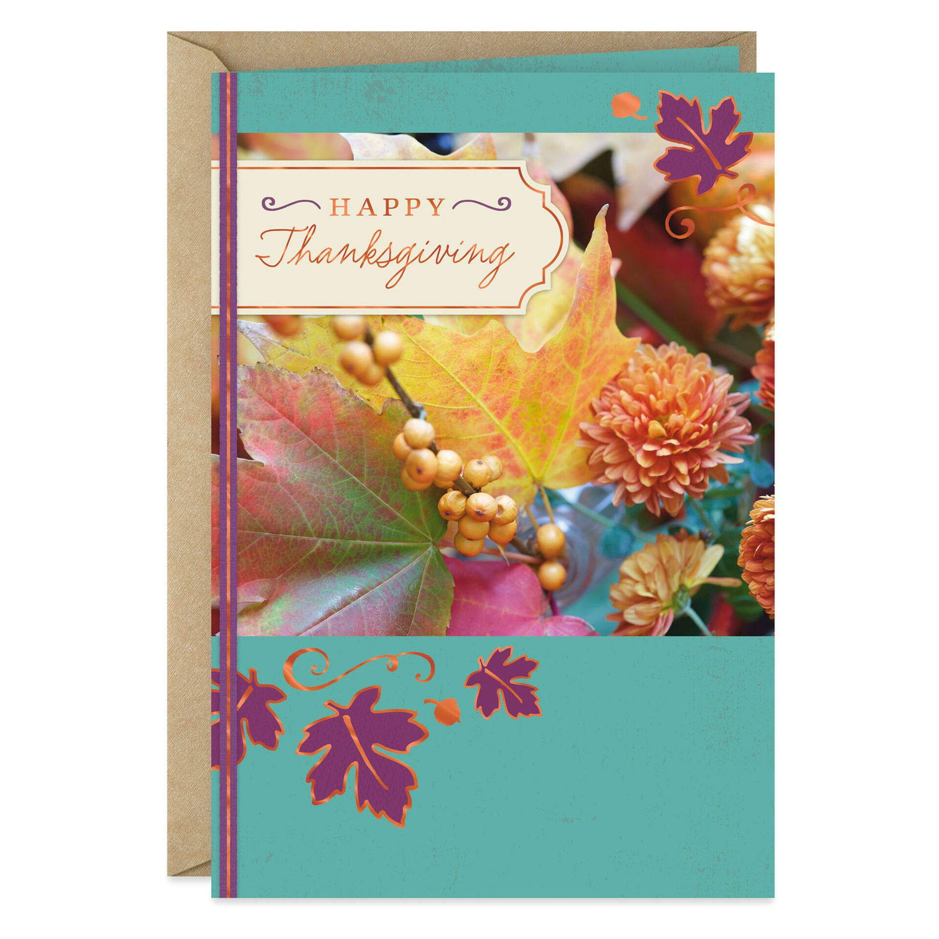 Hallmark Thinking Of You Happy Thanksgiving Card