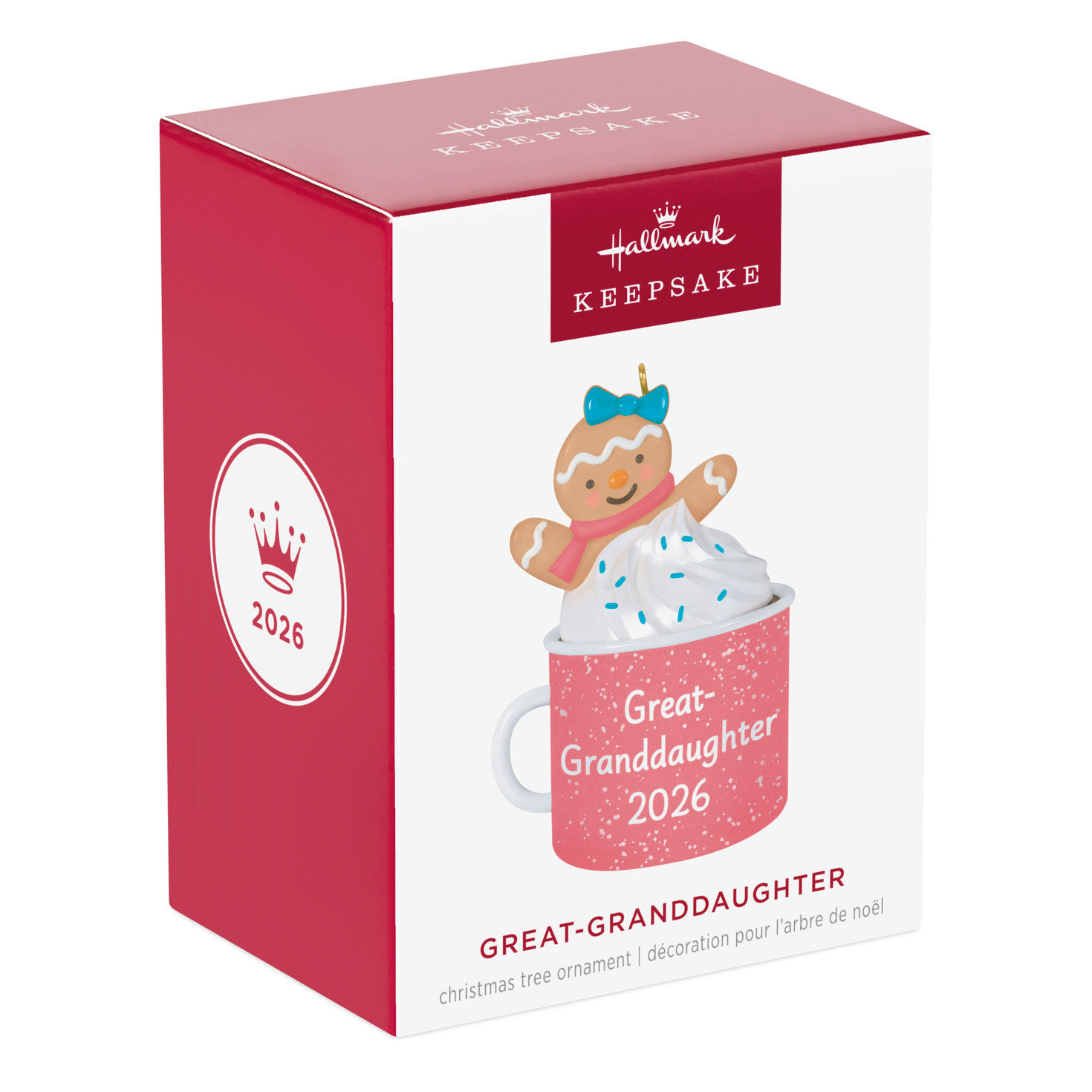 Great-Granddaughter Pink Mug Keepsake Ornament package front image number 7