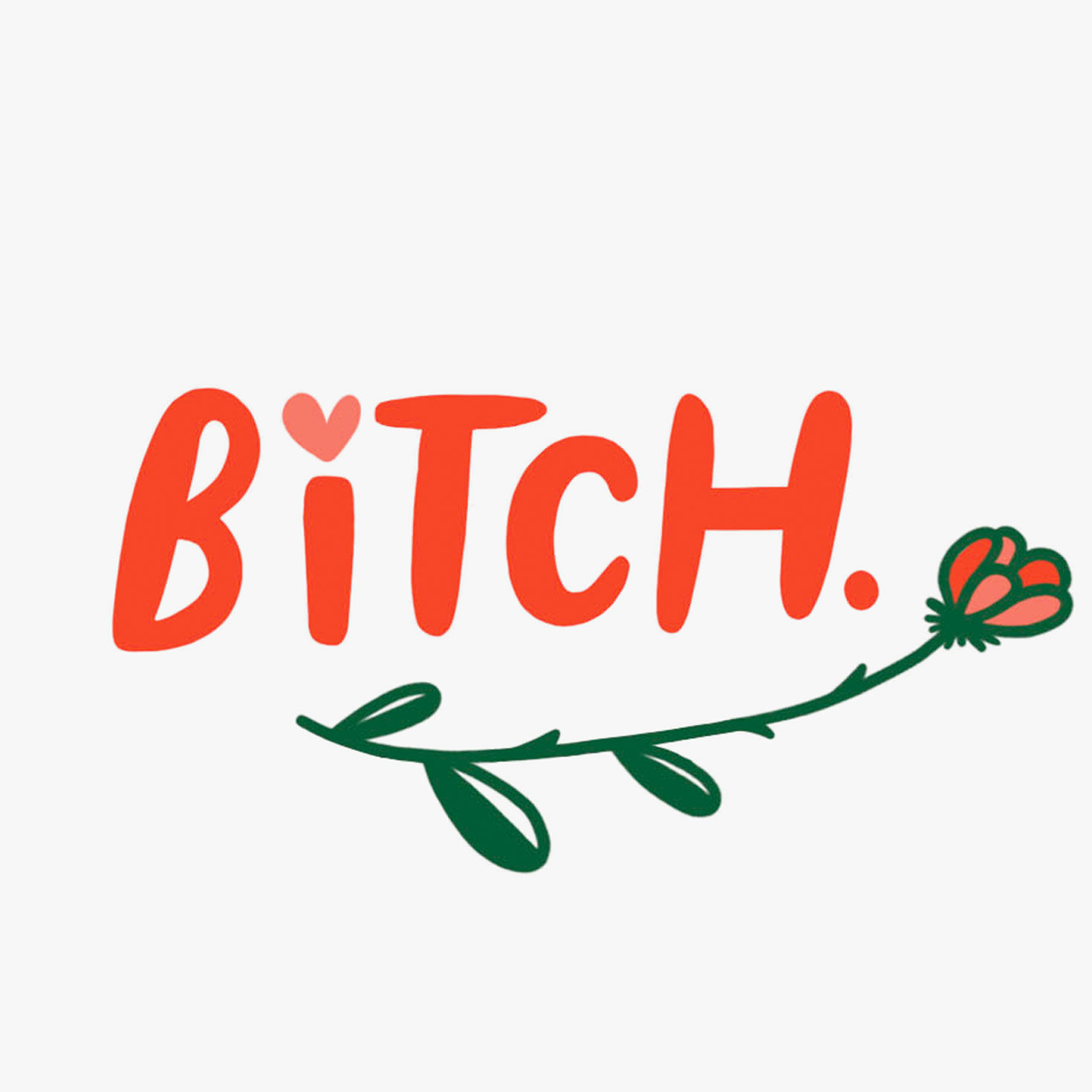 Beautiful Bitch Flowers Funny Birthday Card for Her  image number 2