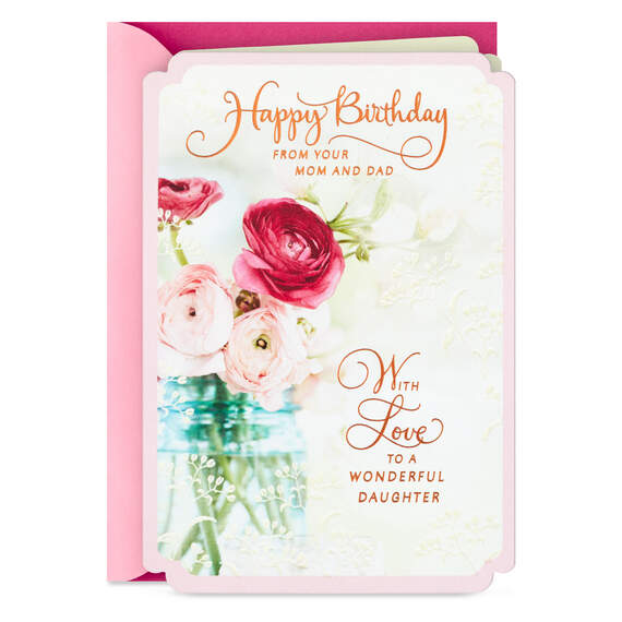 You're a Wonderful Daughter Birthday Card