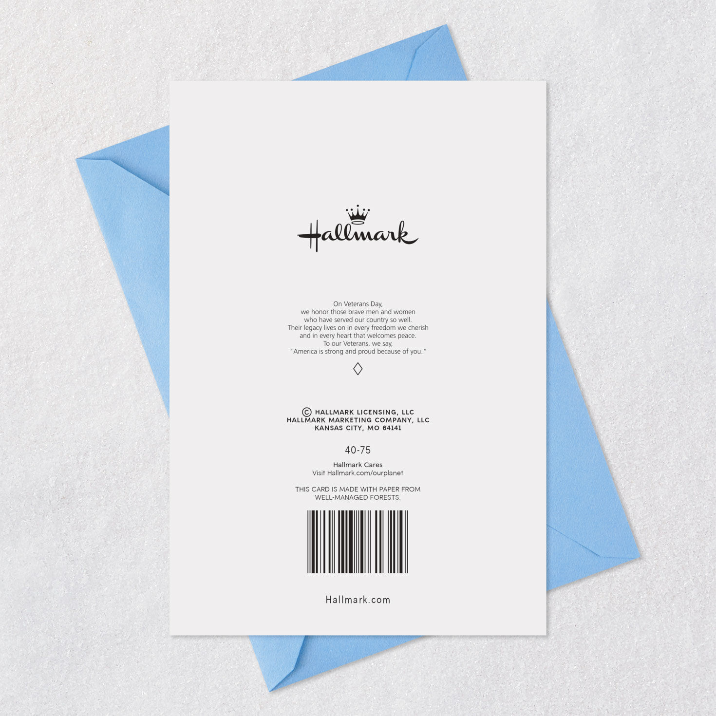 Grateful for Your Service Stars and Stripes Veterans Day Card for only USD 2.00 | Hallmark