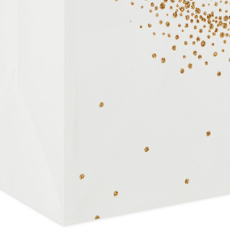 Sparkling Concentric Circles Medium Gift Bag Base/Side Detail image number 5