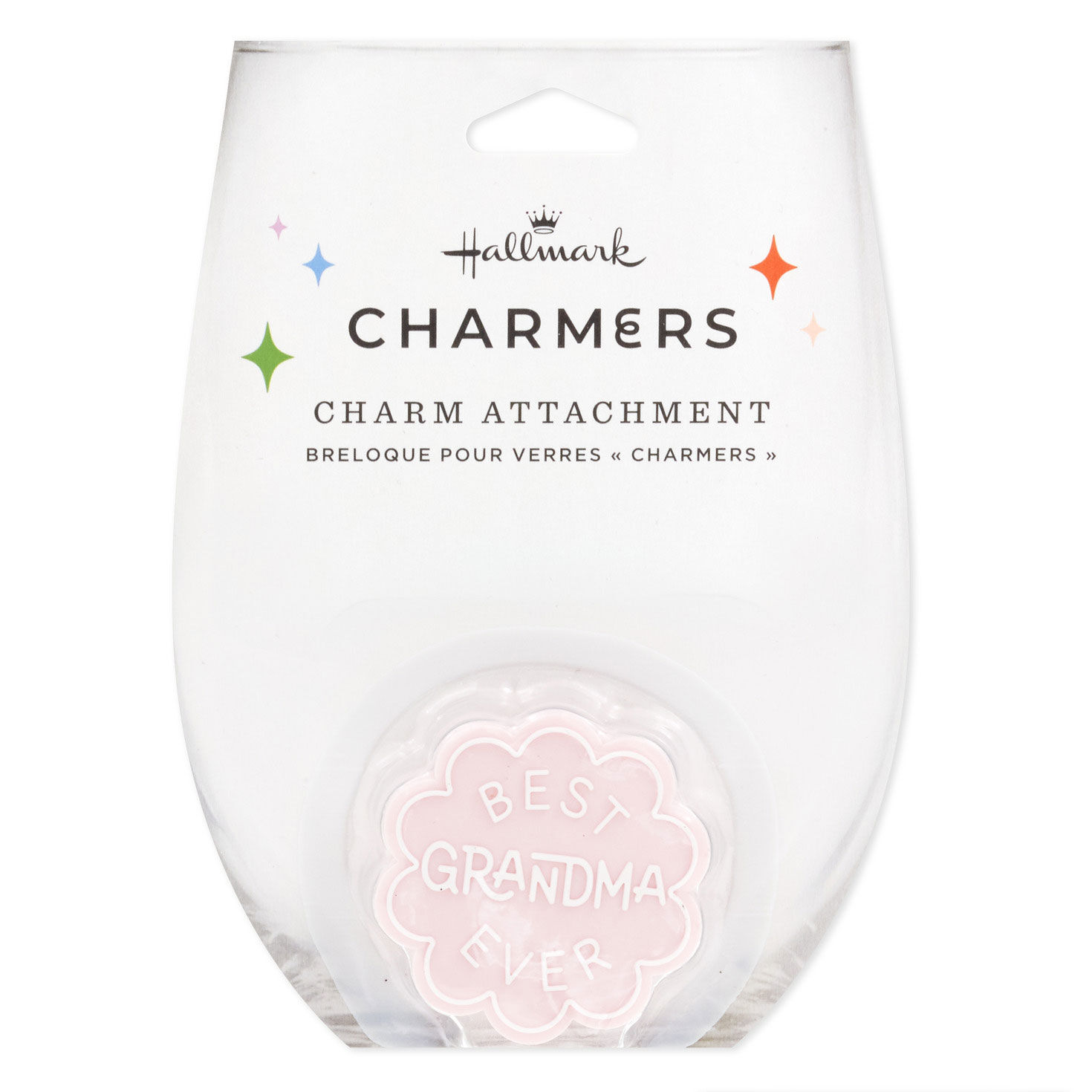 Charmers Best Grandma Ever Pink Silicone Charm, , large image number 6
