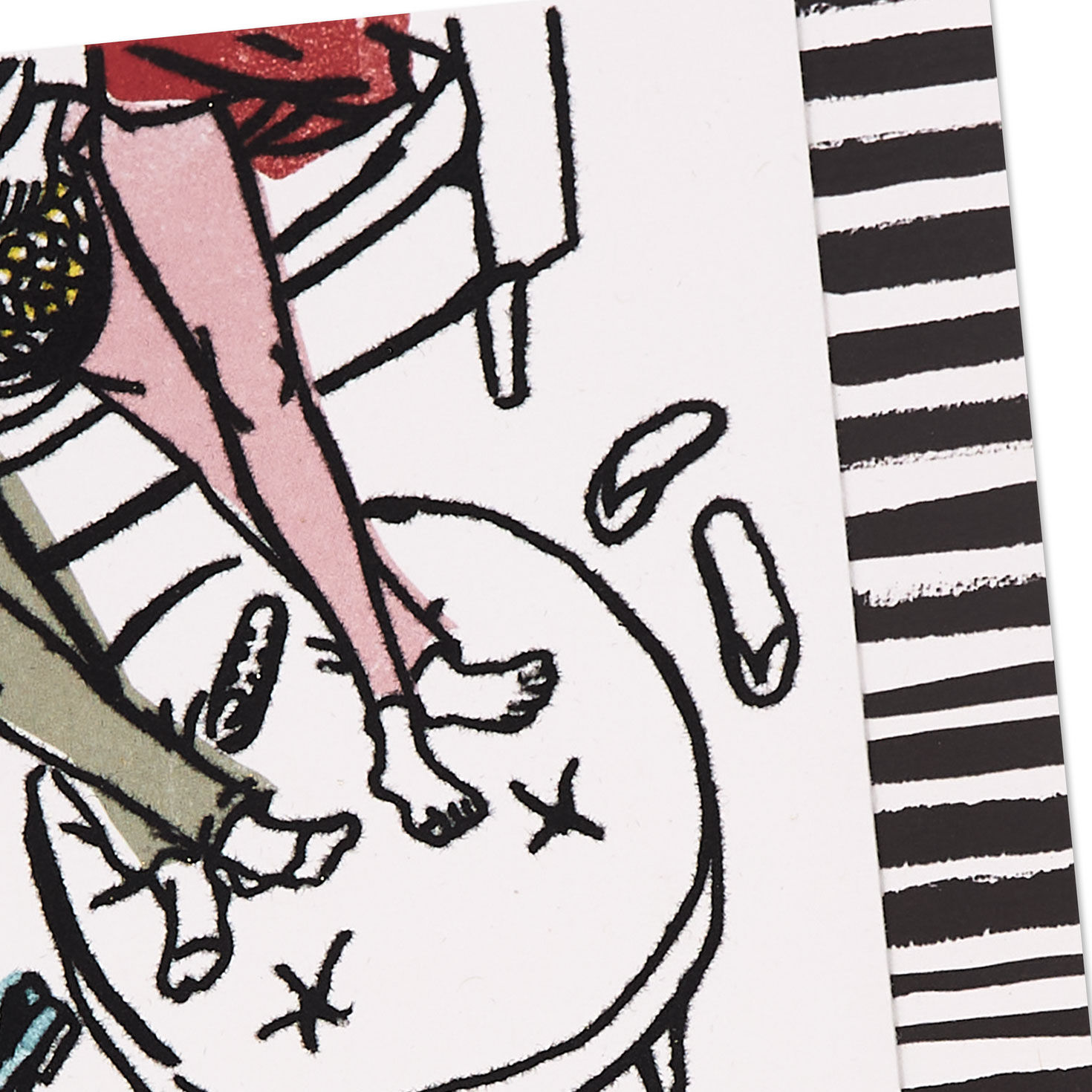 Couple Watching a Show on Couch Anniversary Card Card Front Detail image number 4