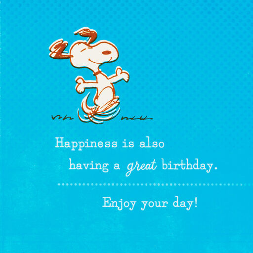 Peanuts® Charlie Brown Hugging Snoopy Birthday Card for Friend, 
