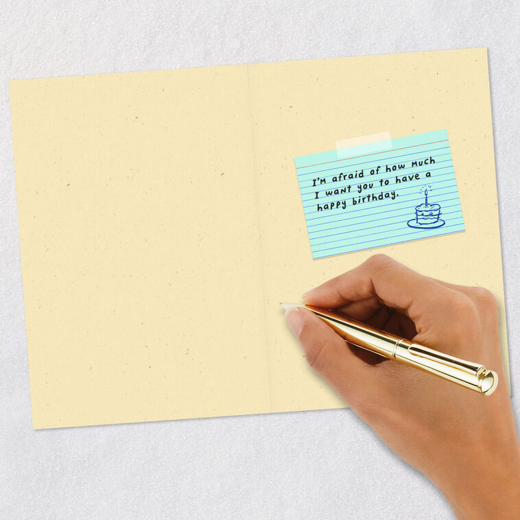 The Office Michael Scott Funny Birthday Card Signing card image number 6