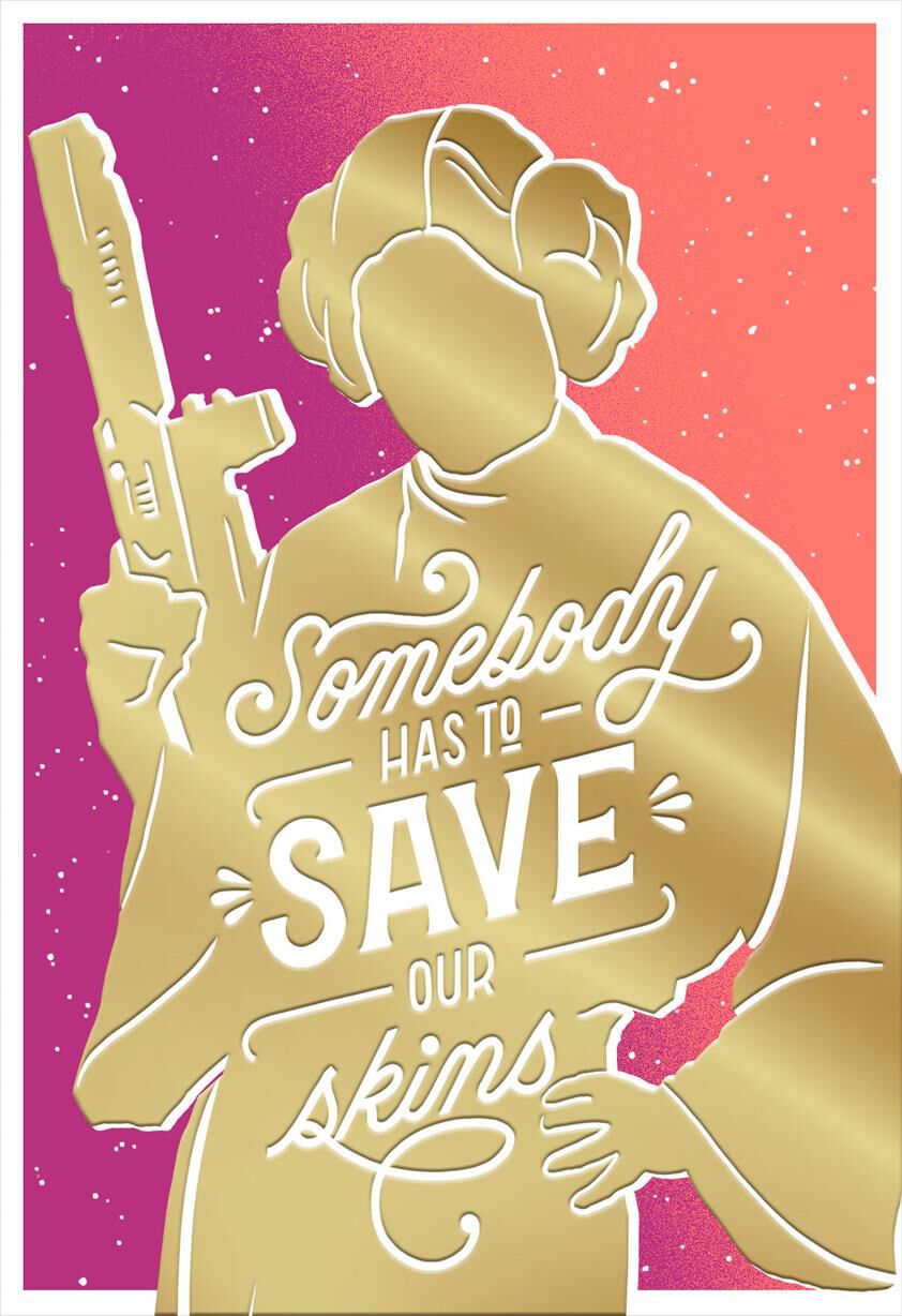 Star Wars™ Princess Leia™ Rescue Birthday Card