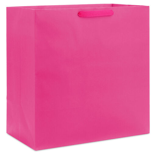 15" Hot Pink Extra-Deep Gift Bag, 
