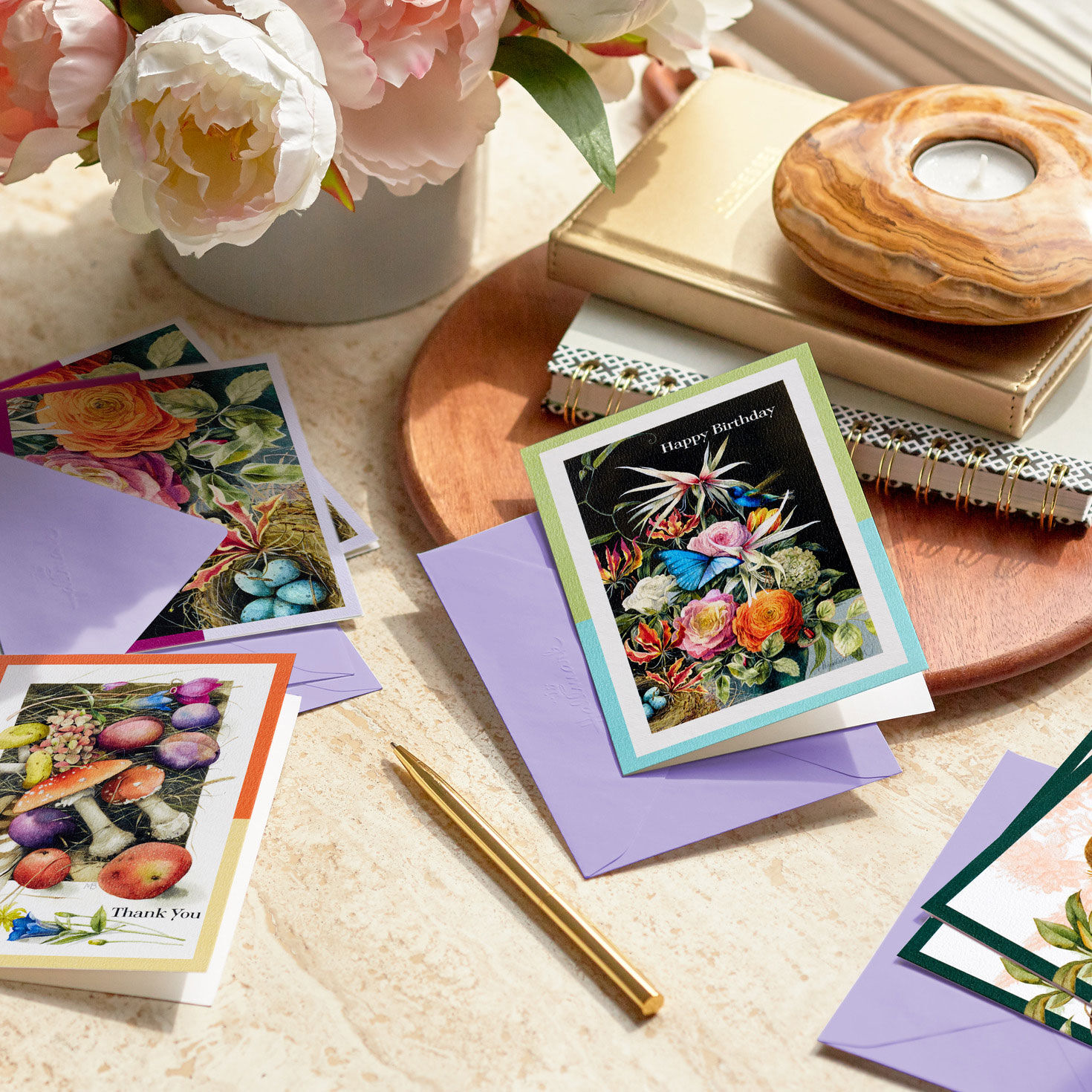 Marjolein Bastin Nature Art Blank Cards in Caddy card in use image number 6