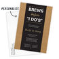 Brews Before I Do's Personalized Shower Invitation Card Front with Envelope image number 2
