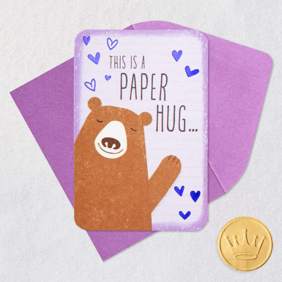 3.25" Mini Bear Hug Thinking of You Card, , large image number 6