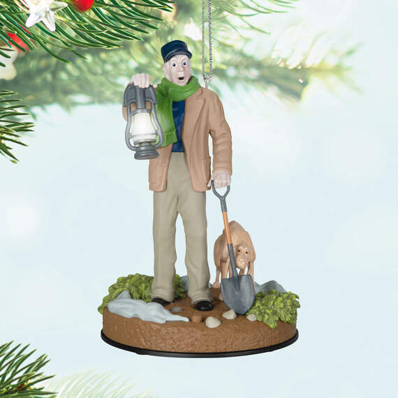 Disney The Haunted Mansion Collection The Caretaker and His Dog Ornament With Light and Sound, , large image number 2