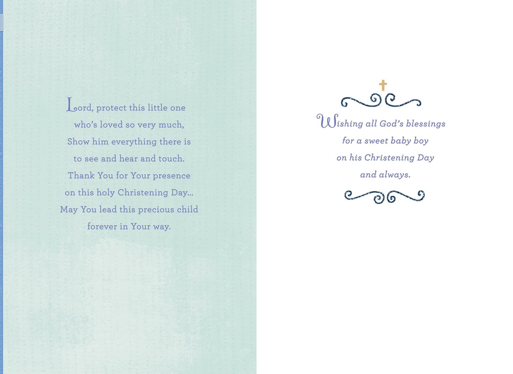 christening blessing for baby