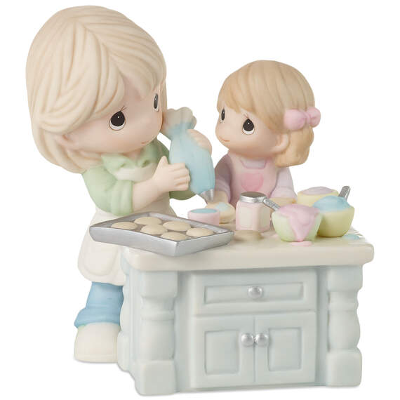 Precious Moments Grandmas Are Moms With Lots of Frosting Figurine, 4.8"