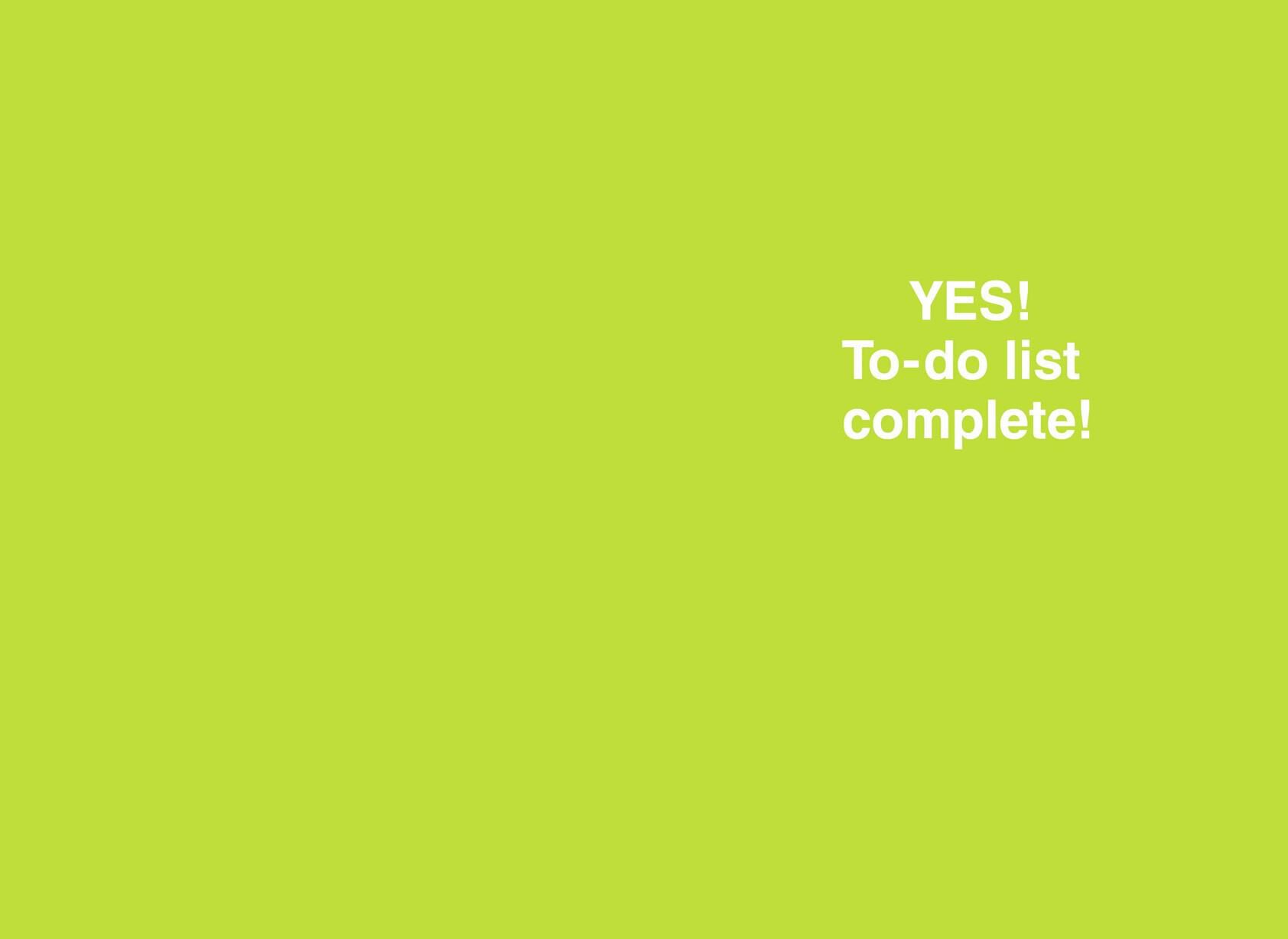 To-Do List Friendship Card