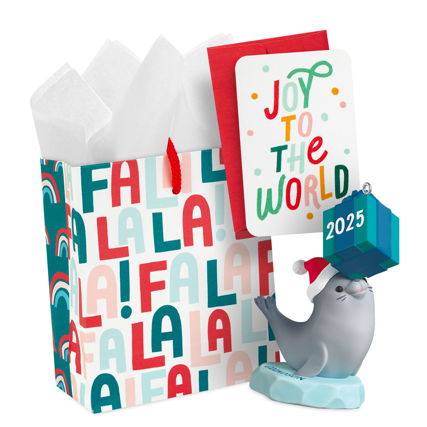 Wrapped and Sealed Christmas Gift Set for Grandson