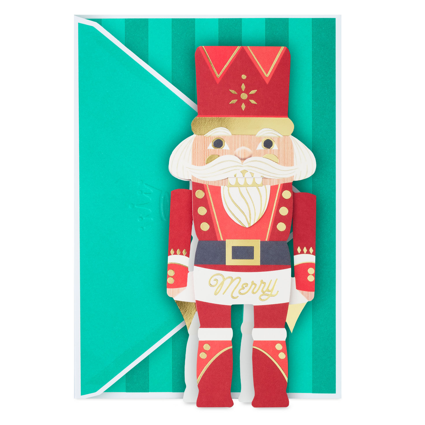 All It's Cracked Up to Be, Nutcracker Paper Craft Christmas Card