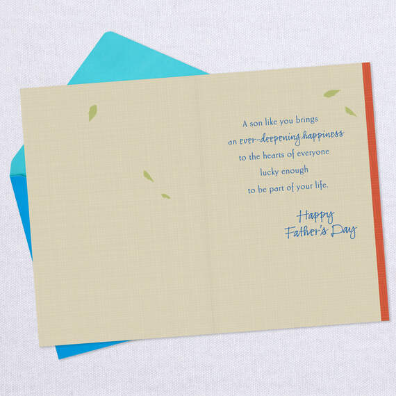You Bring Pride and Happiness Father's Day Card for Son, , large image number 3