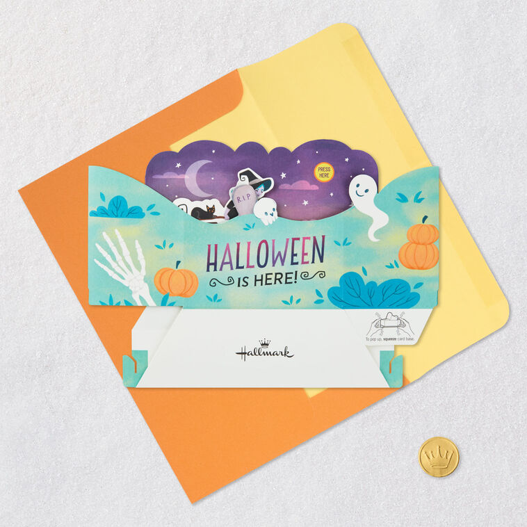 Wicked Wishes Musical 3D Pop-Up Halloween Card With Motion, , large image number 6