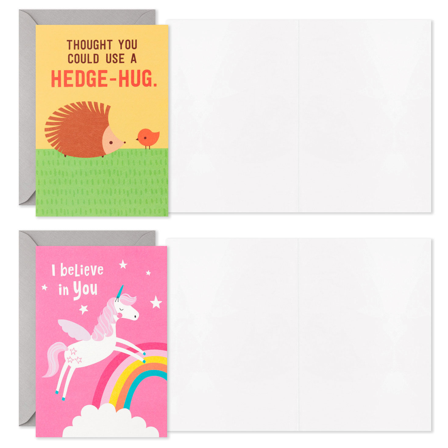 Assorted Blank Kids Encouragement Cards With Stickers Card Front with Sentiment image number 3