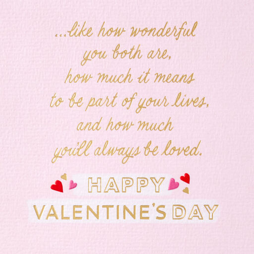 What's Really Important Valentine's Day Card for Daughter and Son-in-Law, 