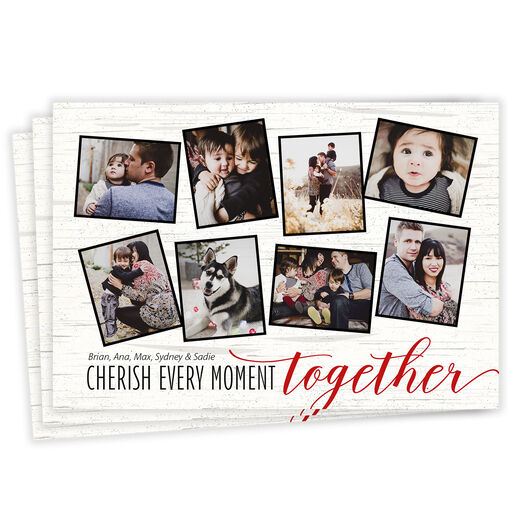 Cherish Togetherness Flat Holiday Photo Card, 