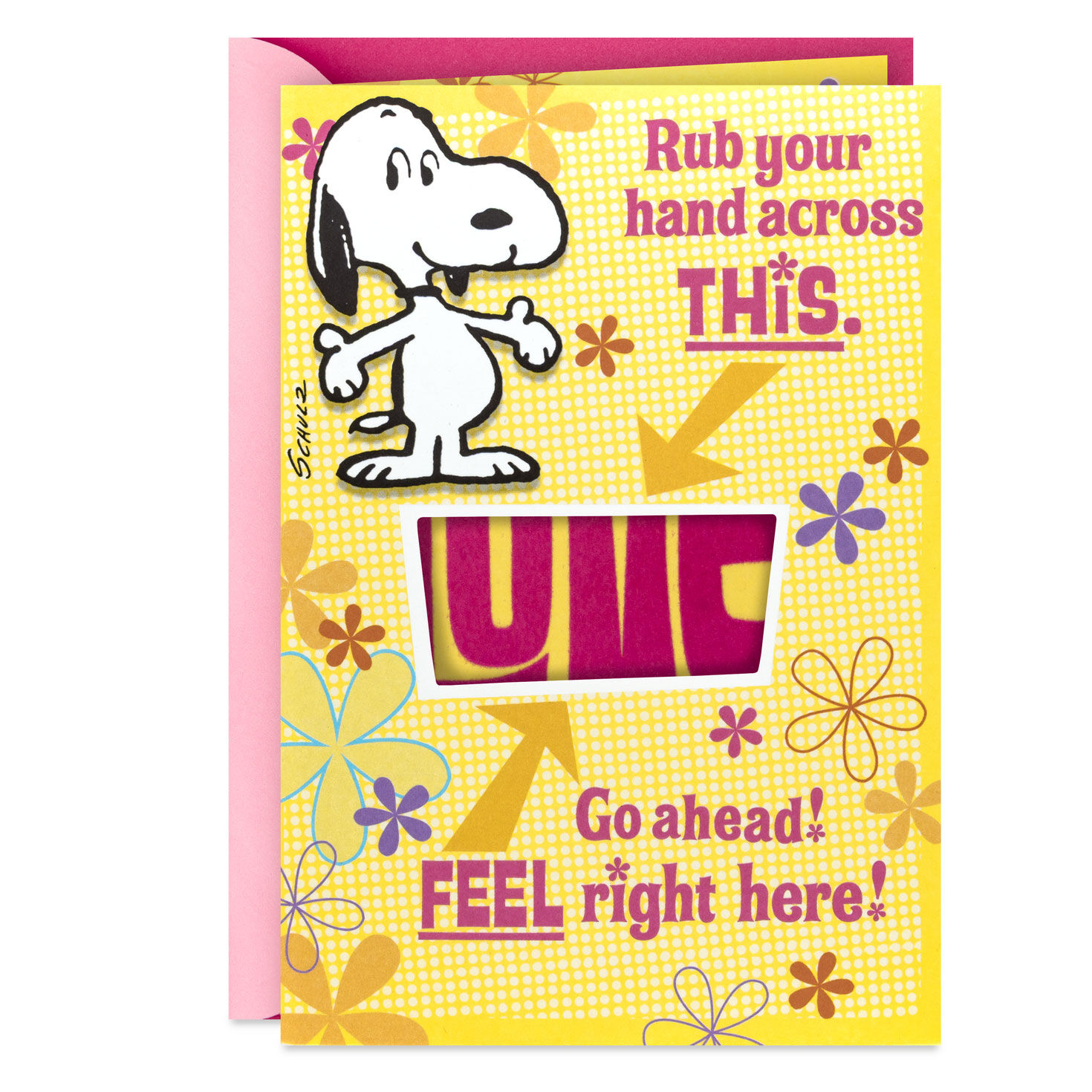 Peanuts® Snoopy Feel the Love Funny Mother's Day Card
