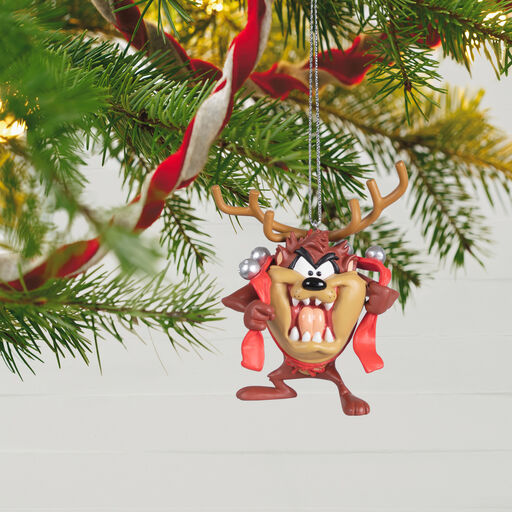 Looney Tunes™ Taz™ Santa's Extra Reindeer Ornament, 