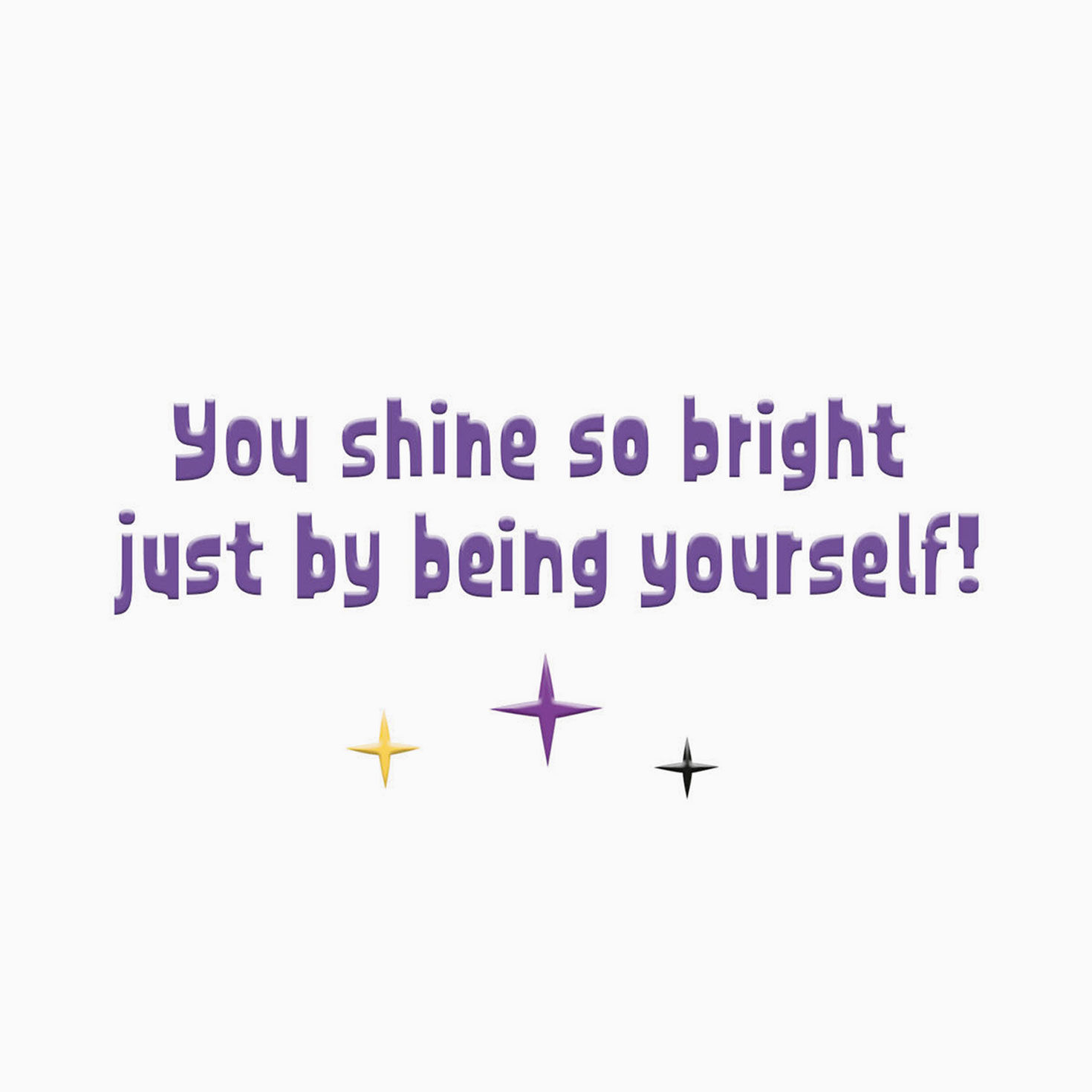 Purple and Orange Stars Halloween Card for Granddaughter Sentiment image number 2