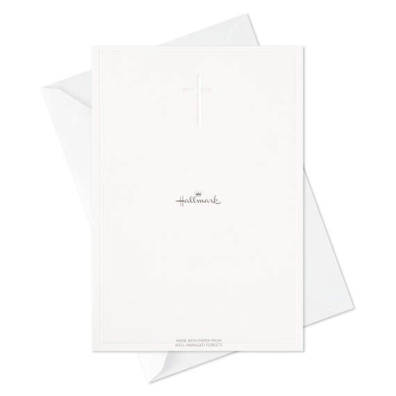 Silver Cross Fill-in-the-Blank Invitations, Pack of 10, , large image number 3