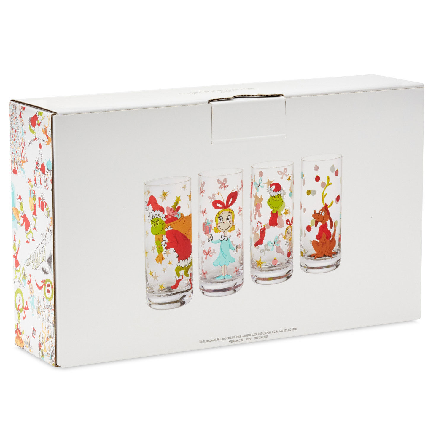 Dr. Seuss's How the Grinch Stole Christmas!™ Drinking Glasses, Set of 4 for only USD 22.49 | Hallmark