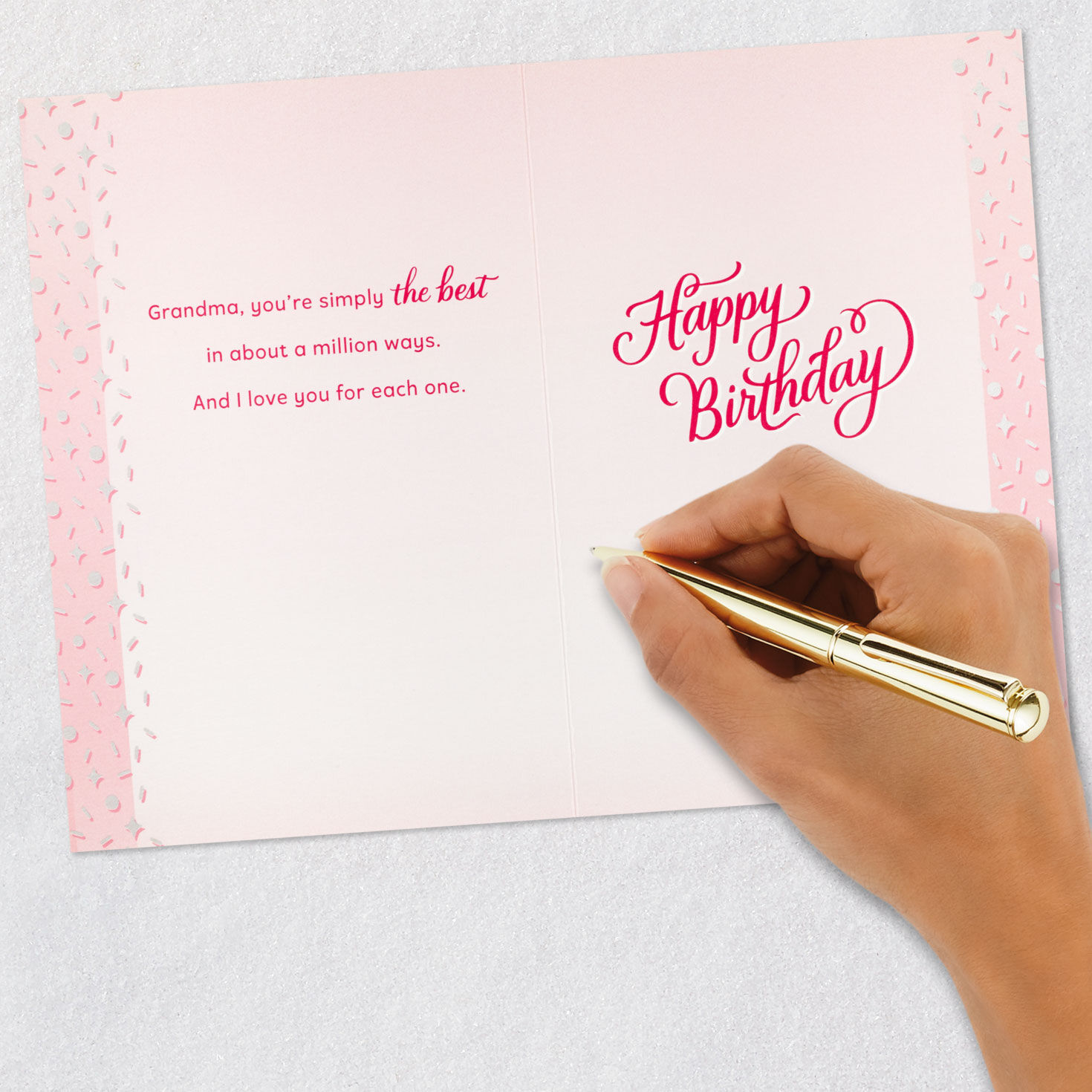 The Best in a Million Ways Birthday Card for Grandma, , large image number 10