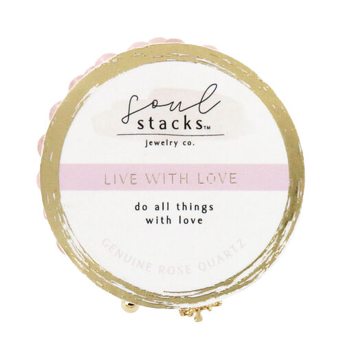 Soul Stacks Live With Love Beaded Stretch Bracelets, Set of 3, 