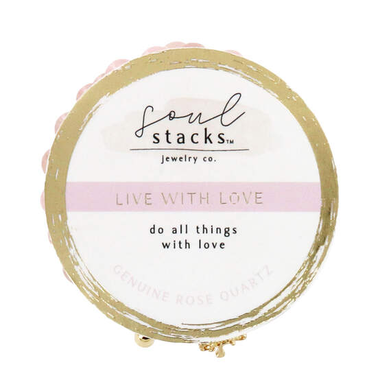 Soul Stacks Live With Love Beaded Stretch Bracelets, Set of 3, , large image number 2