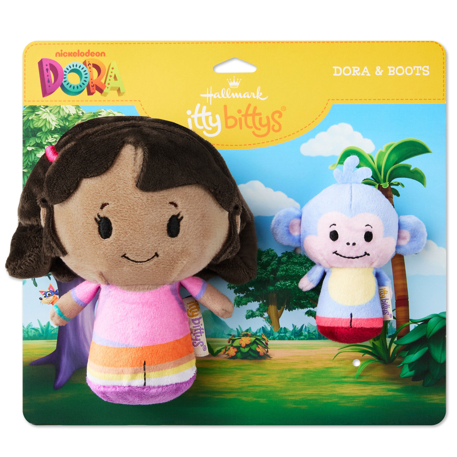 itty bittys® Nickelodeon Dora the Explorer and Boots Plush, Set of 2 for only USD 18.99 | Hallmark