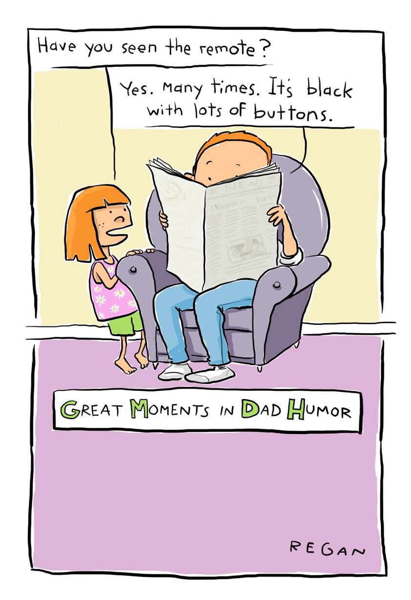 Happy Father S Day Jokes Cartoons In Black And White Northup