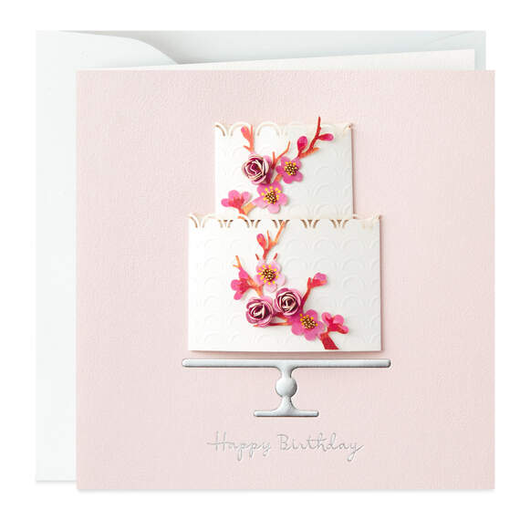 Cake on Stand Celebrating You Today Birthday Card, , large image number 1