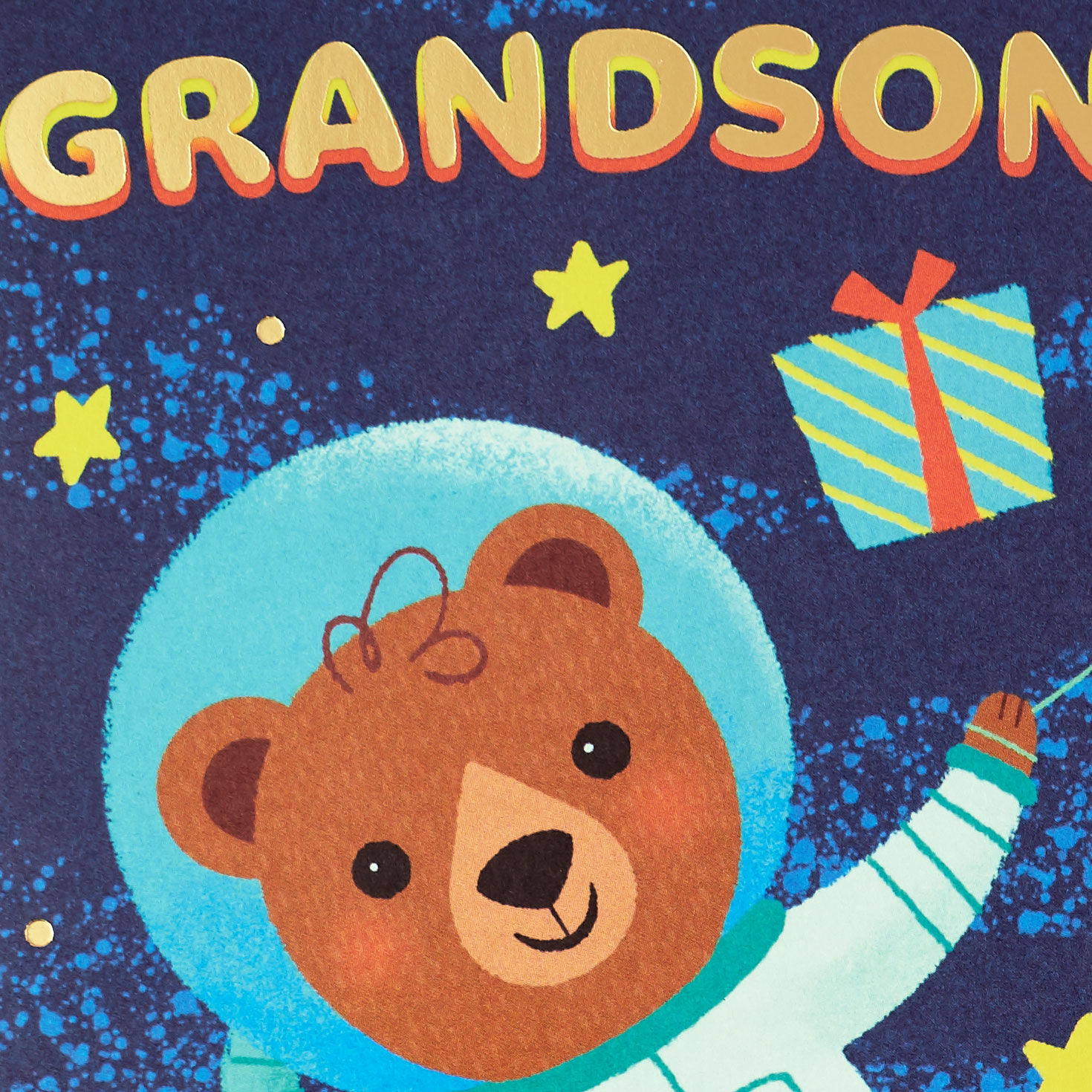 Out of this World First Birthday Card for Grandson With Sticker for only USD 3.99 | Hallmark